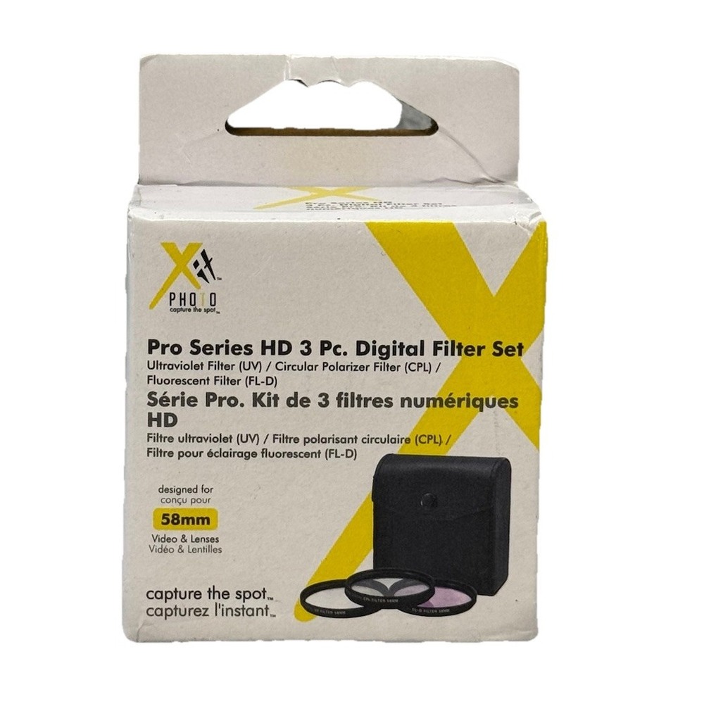 Pro Series Digital Filter Set HD Multi Coated 3 Pc 58MM